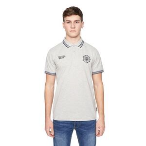 Duck and Cover Mens Keyaan Polo Shirt / Grey Marl